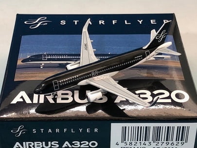 SFJ5003 STARFLYER / スターフライヤー A320S JA24MC 1:500 完売しました。