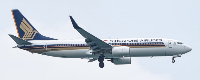 04363 Phoenix Singapore / シンガポール航空 B737-800 9V-MGA 1:400 完売しました。 Phoenix 1:400 Singapore Airlines / シンガポール航空 737-800 亜鉛ダイキャスト製