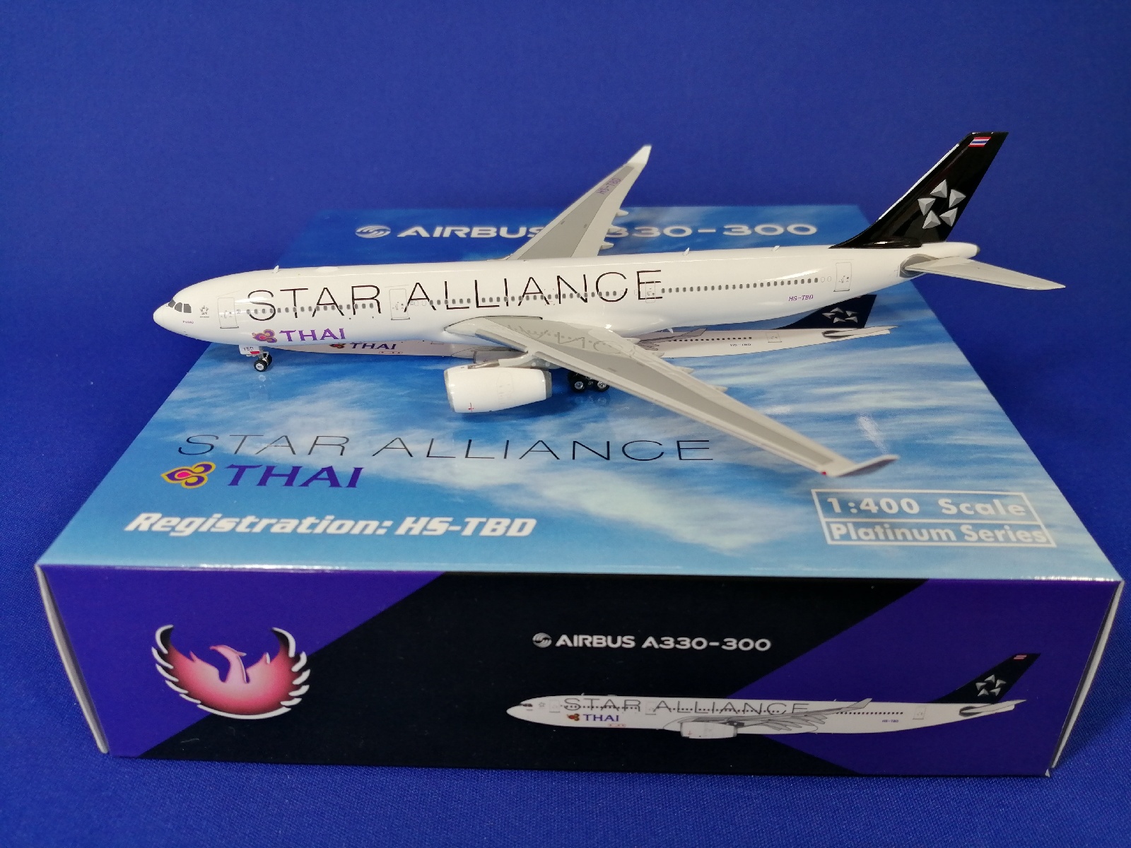 11616 Phoenix Thai / タイ国際航空 star alliance A330-300 HS-TBD 1:400 完売しました