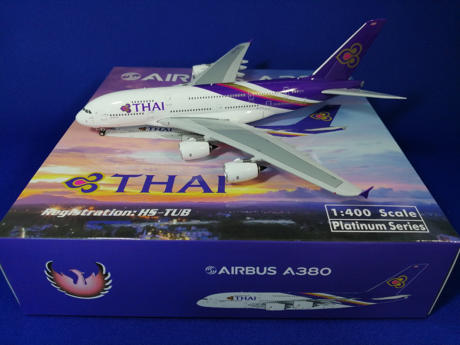 11665 Phoenix Thai / タイ国際航空 A380 HS-TUB 1:400 完売しました。 Phoenix 1:400 Thai /タイ国際航空 A380 亜鉛ダイキャスト製