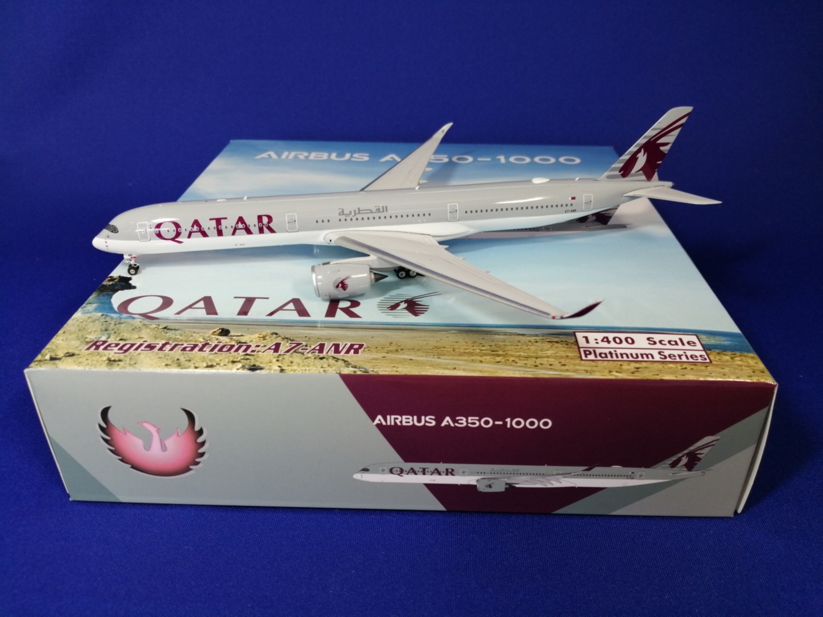 11674 Phoenix Qatar / カタール航空 A350-1000 A7-ANR 1:400 完売しました Phoenix 1:400 Qatar Airways / カタール航空 A350-1000 亜鉛ダイキャスト製