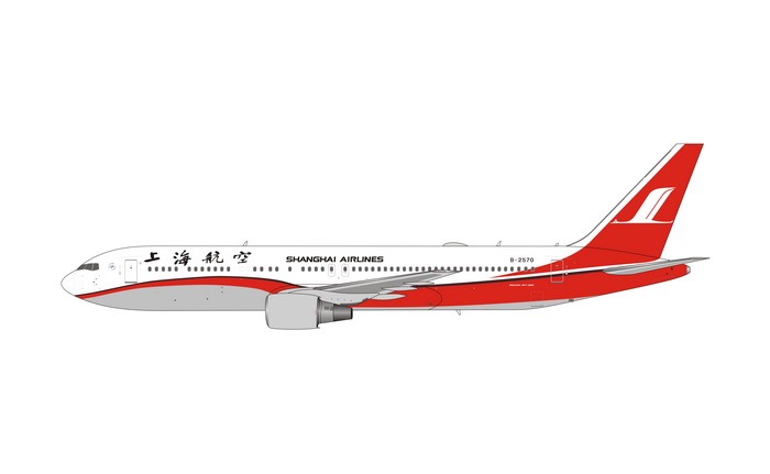 11719 Phoenix Shanghai Airlines / 上海航空 B767-300 B-2570 1:400 お取り寄せ Phoenix 1:400 Shanghai Airlines / 上海航空 767-300 亜鉛ダイキャスト製