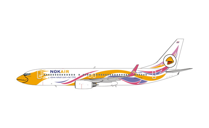 11721 Phoenix NOK AIR / ノックエア B737-800 HSDBX 1:400 完売しました。 Phoenix 1:400 NOK AIR / ノックエア 737-800 亜鉛ダイキャスト製