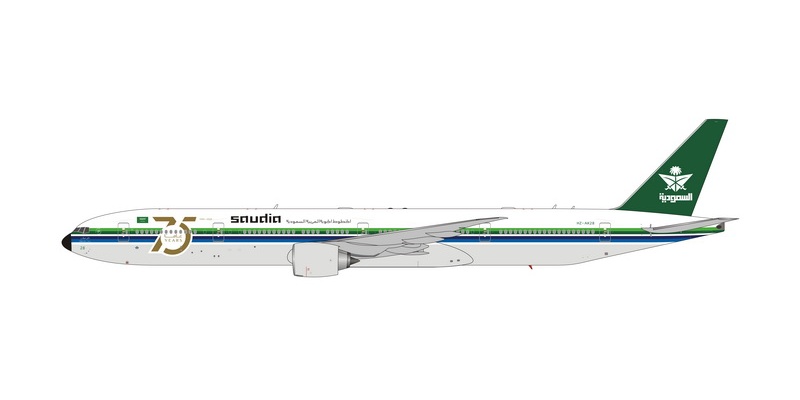 11722 Phoenix SAUDIA / サウジアラビア航空 サウディア Retro 75Years B777-300ER HZ-AK28 1:400 お取り寄せ