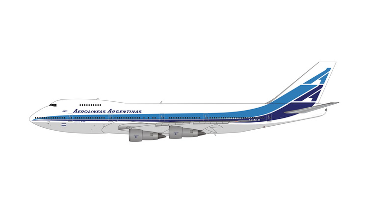 11731 Phoenix Aerolineas Argentinas / アルゼンチン航空 B747-200 LV-MLR 1:400 お取り寄せ