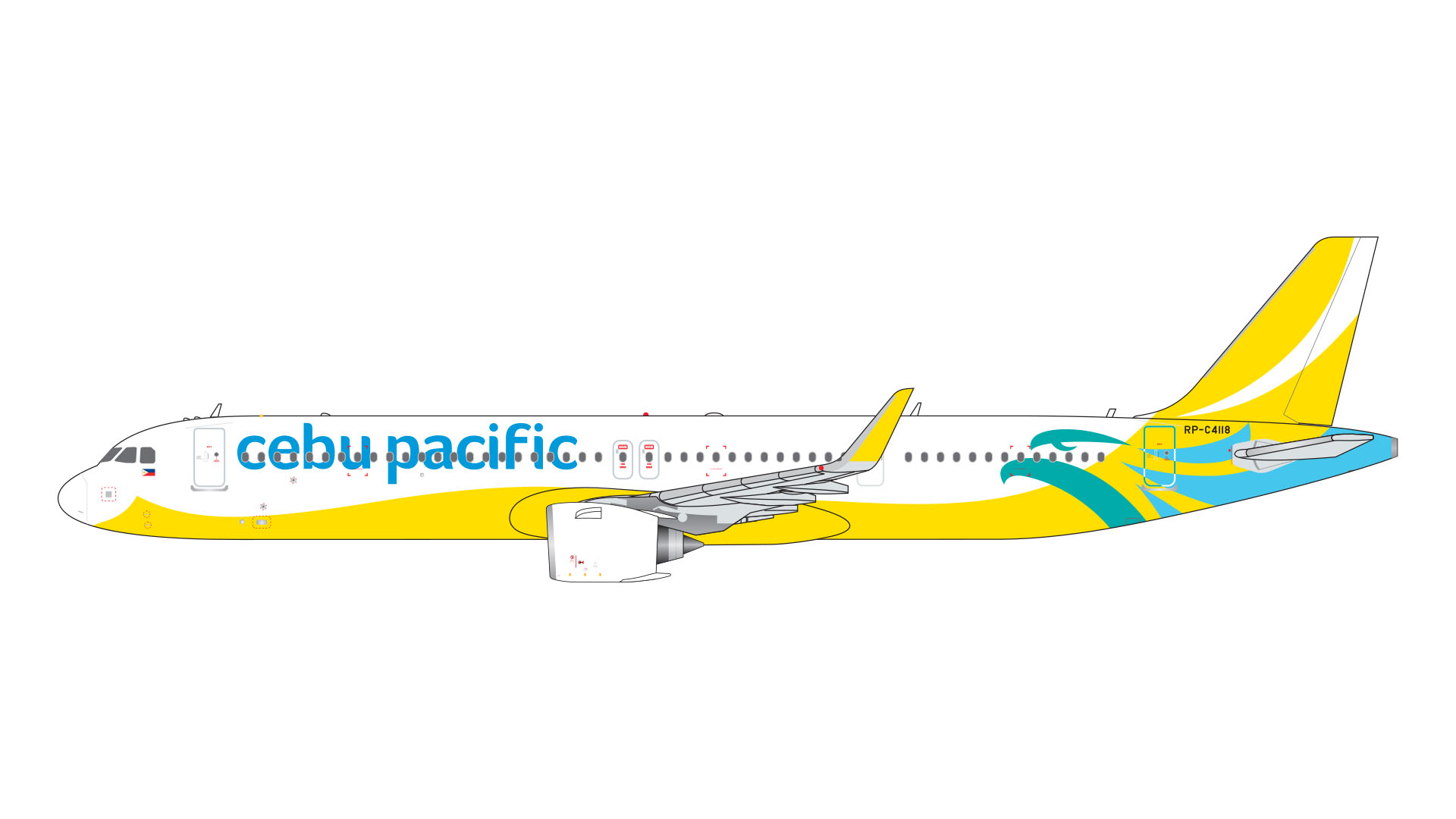 CEB4321 GEMINI JETS Cebu Pacific A321neo RP-C4118 1:400  完売しました。