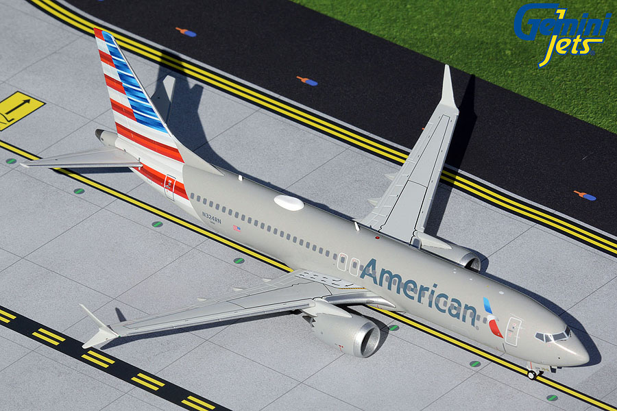 G2AAL1004 GEMINI 200 American / アメリカン航空 B737 MAX8 N324RN 1:200 完売しました。 GEMINI JETS 1:200 American Airlines / アメリカン航空 737 MAX8 亜鉛ダイキャスト製