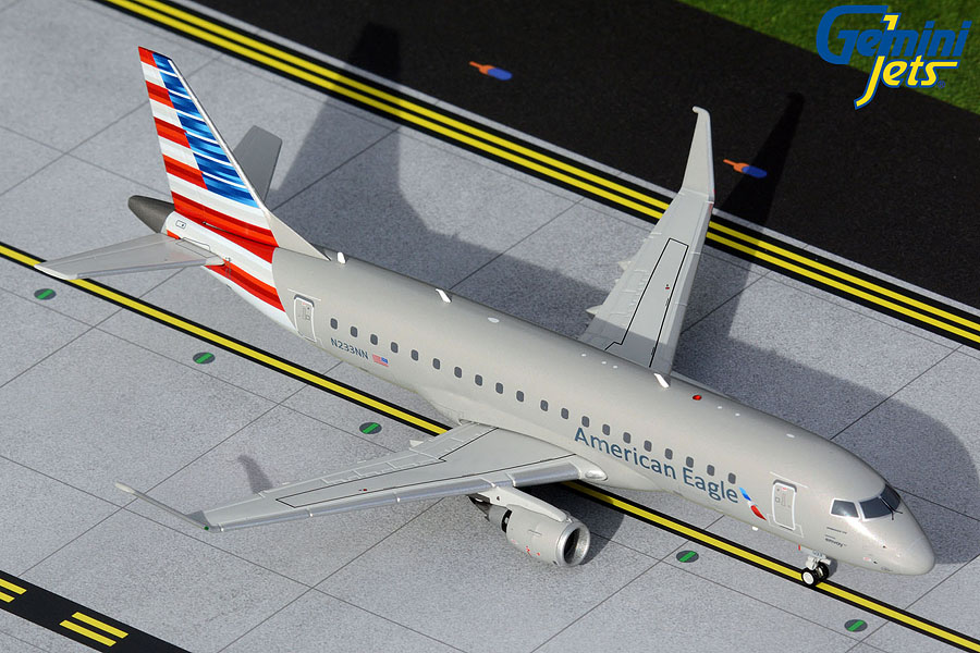 G2AAL1040 GEMINI 200 American Eagle Embraer E175 N233NN 1:200 お取り寄せ GEMINI JETS 1:200 American Eagle / アメリカン・イーグル E175 亜鉛ダイキャスト製