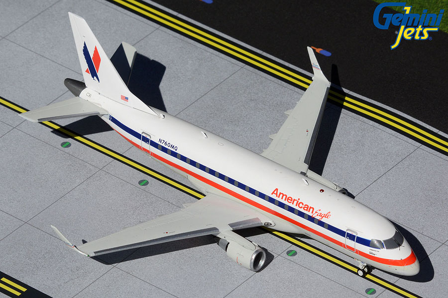 G2AAL1061 GEMINI 200 American Eagle Retro Embraer E170-1000STD N760MQ 1:200 お取り寄せ