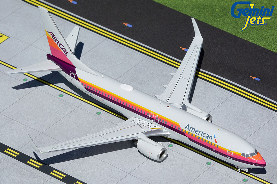 G2AAL474 GEMINI 200 American / アメリカン航空 AirCal Heritage B737-800W N917NN 1:200 完売しました。 GEMINI JETS 1:200 American Airlines / アメリカン航空 737-800 亜鉛ダイキャスト製