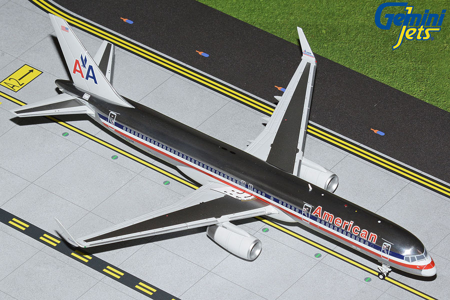G2AAL985 GEMINI 200 American / アメリカン航空 B757-200W N657AM polished Silverbid livery 1:200  完売しました。 GEMINI JETS 1:200 American Airlines / アメリカン航空 757-200 亜鉛ダイキャスト製