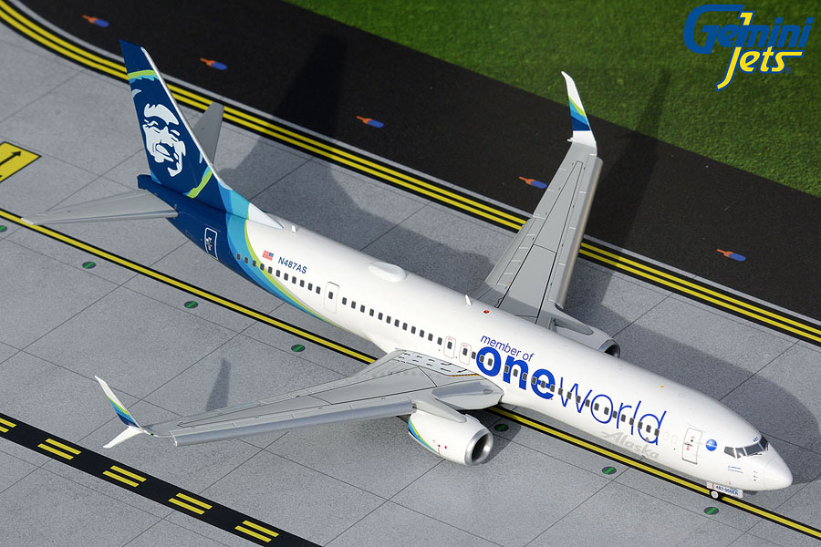 G2ASA1015F GEMINI 200 Alaska / アラスカ航空 ONE WORLD B737-900ER Flaps Down N487AS 1:200 完売しました。