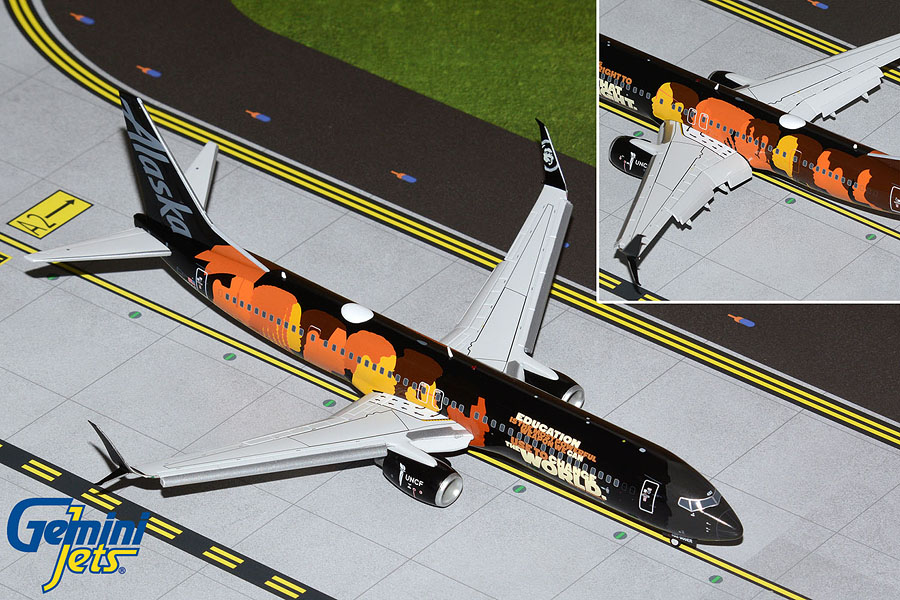 G2ASA1016F GEMINI 200 Alaska / アラスカ航空 Our Commitment B737-900ER Flaps Down N492AS 1:200 完売しました。