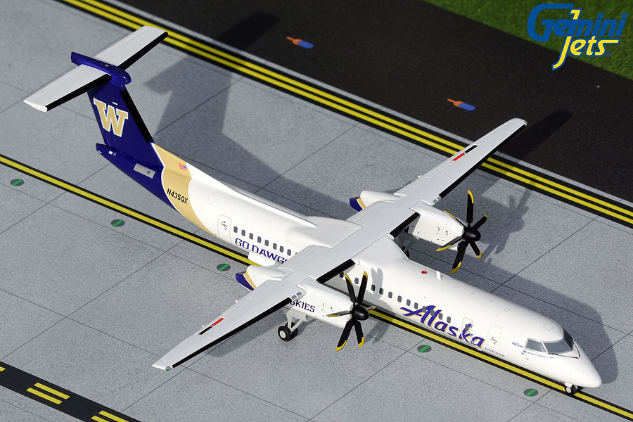 G2ASA1017 GEMINI 200 Alaska Dash 8 Q400 N435QX Huskies 1:200 完売しました。 GEMINI JETS 1:200 ALASKA AIRLINES / アラスカ航空 Q400 亜鉛ダイキャスト製