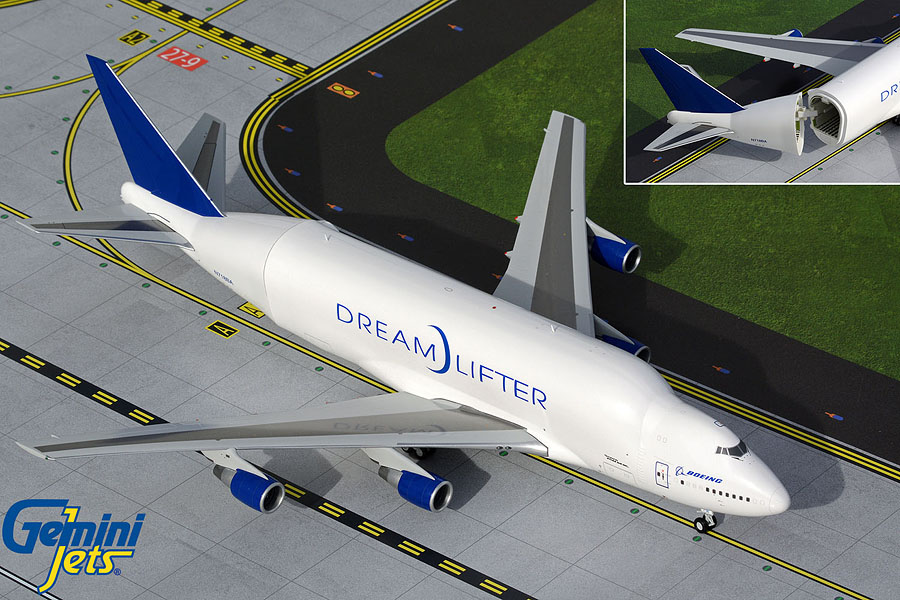 G2BOE1003 GEMINI 200 Boeing / ボーイング B747-400LCF N718BA 1:200 完売しました。 GEMINI JETS 1:200 Boeing / ボーイングカラー 747-400F 亜鉛ダイキャスト製
