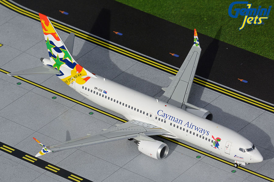 G2CAY980 GEMINI 200 Cayman / ケイマン航空 B737 MAX8 VP-CIX 1:200 完売しました。 GEMINI JETS 1:200 Cayman / ケイマン航空 737 MAX8 亜鉛ダイキャスト製