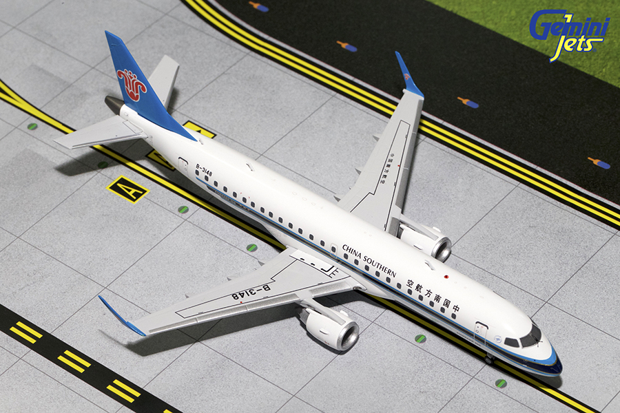 GJ78615 GEMINI 200 中国南方航空 / CHINA SOUTHERN Embraer E190 B-3148 1:200 完売しました。 GEMINI JETS 1:200 CHINA SOUTHERN Airlines / 中国南方航空 E190 亜鉛ダイキャスト製