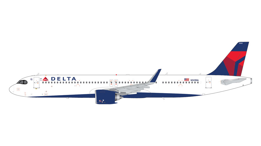 G2DAL896 GEMINI 200 Delta / デルタ航空 A321neo N501DA 1:200　完売しました。 GEMINI JETS 1:200 Delta Air Lines / デルタ航空 A321neo 亜鉛ダイキャスト製