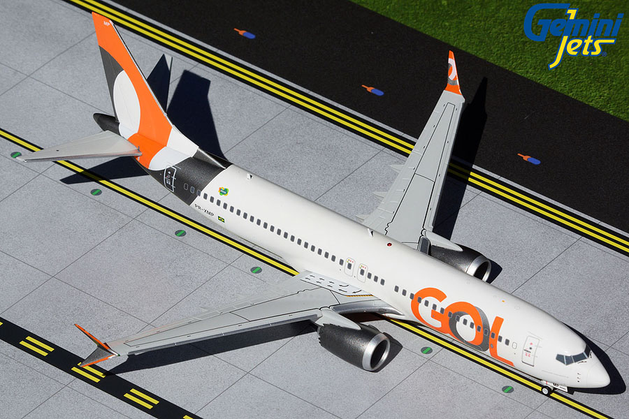 G2GLO1066 GEMINI 200 GOL B737 MAX8 PR-XMP 1:200 完売しました。 GEMINI JETS 1:200 GOL Linhas Aereas / ゴル航空 737 MAX8 亜鉛ダイキャスト製