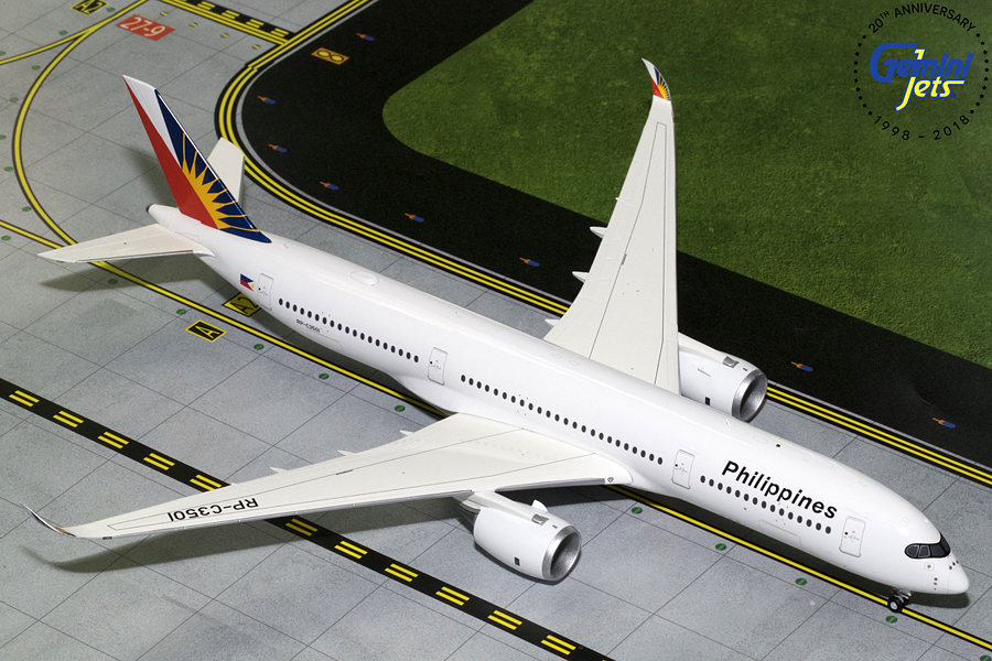 G2PAL789 GEMINI 200 Philippine / フィリピン航空 A350-900 RP-C3501 1:200 完売しました。 GEMINI JETS 1:200 Philippine Airlines / フィリピン航空 A350-900 亜鉛ダイキャスト製