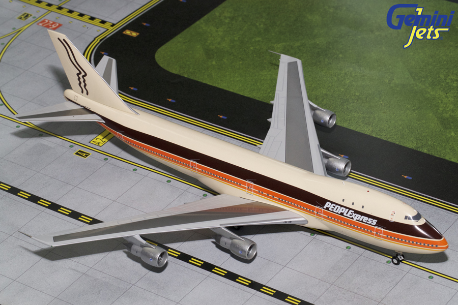 GJ78695 GEMINI 200 Peoplexpress / ピープル・エキスプレス航空 B747-100 N603PE 1:200 完売しました。 GEMINI JETS 1:200 Peoplexpress / ピープル・エキスプレス航空 747-100 亜鉛ダイキャスト製