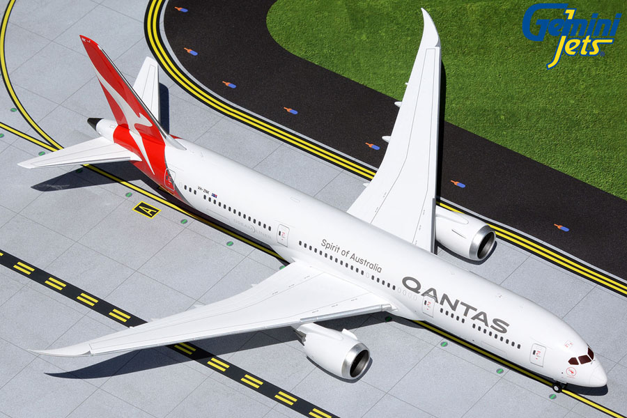 G2QFA983 GEMINI 200 Qantas / カンタス航空 B787-9 VH-ZNK 1:200 完売しました。 GEMINI JETS 1:200 Qantas Airways / カンタス航空 787-9 亜鉛ダイキャスト製