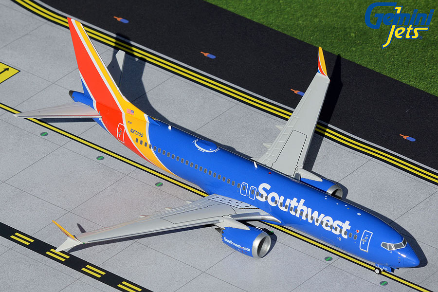 G2SWA1008 GEMINI 200 Southwest / サウスウエスト B737 MAX8 N8730Q 1:200 完売しました。 GEMINI JETS 1:200 Southwest Airlines / サウスウエスト航空 737 MAX8 亜鉛ダイキャスト製