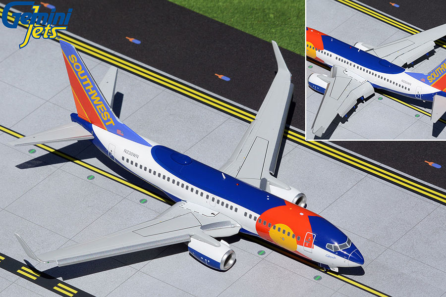 G2SWA460F GEMINI 200 Southwest Airlines / サウスウエスト Colorado One B737-700W Flaps Down N230WN 1:200 完売しました。