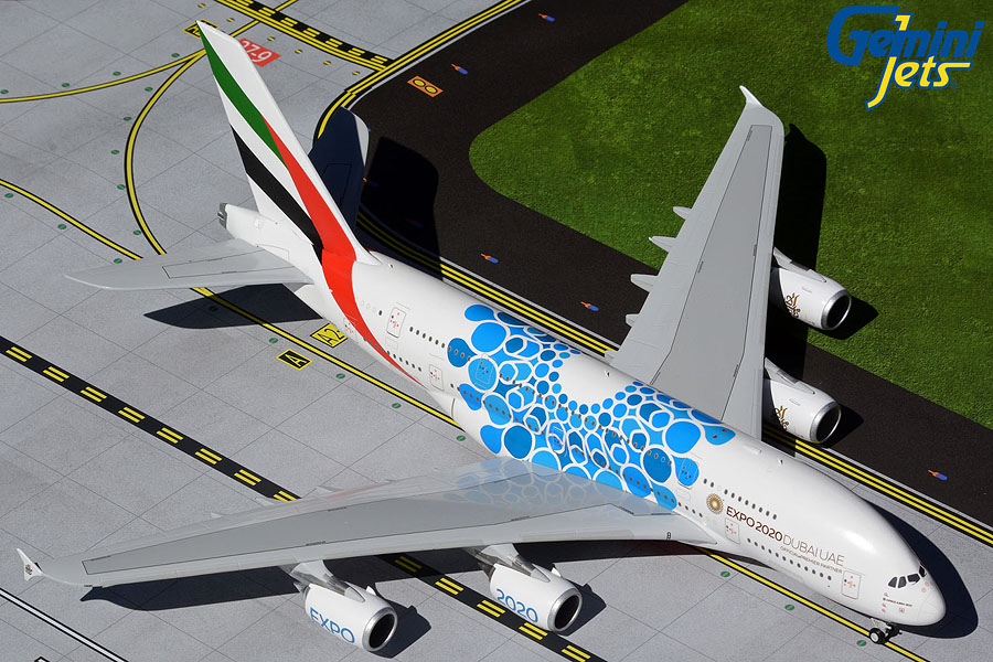 G2UAE1044 GEMINI 200 Emirates / エミレーツ航空 A380 A6-EOT Expo 2020 1:200 完売しました。 GEMINI JETS 1:200 Emirates / エミレーツ航空 A380 亜鉛ダイキャスト製