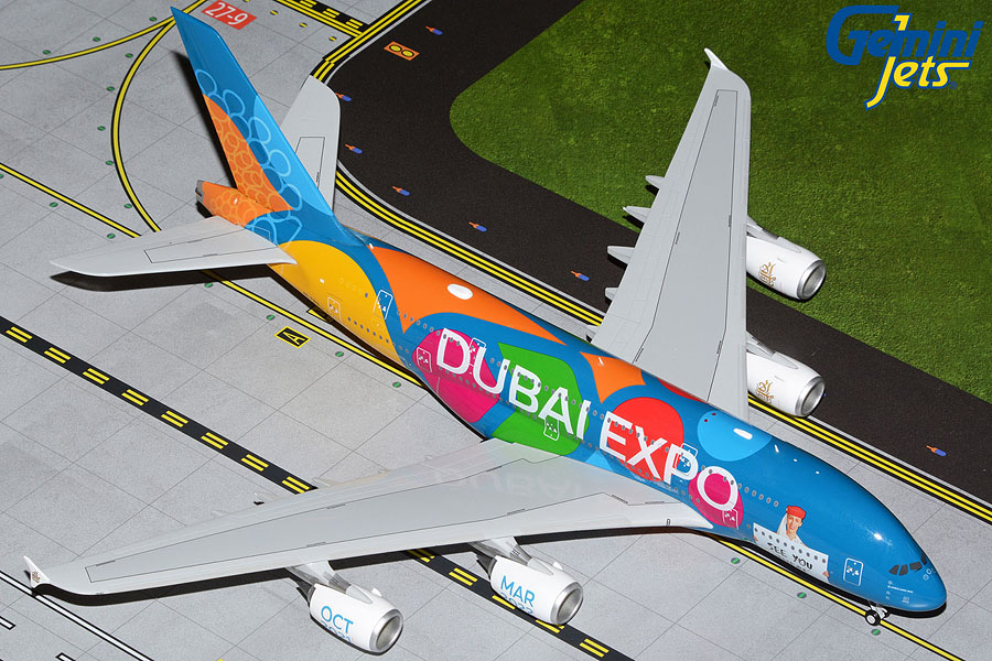 G2UAE1071 GEMINI 200 Emirates / エミレーツ航空 A380 Dubai Expo A6-EEU 1:200 完売しました。 GEMINI JETS 1:200 Emirates / エミレーツ航空 A380 亜鉛ダイキャスト製