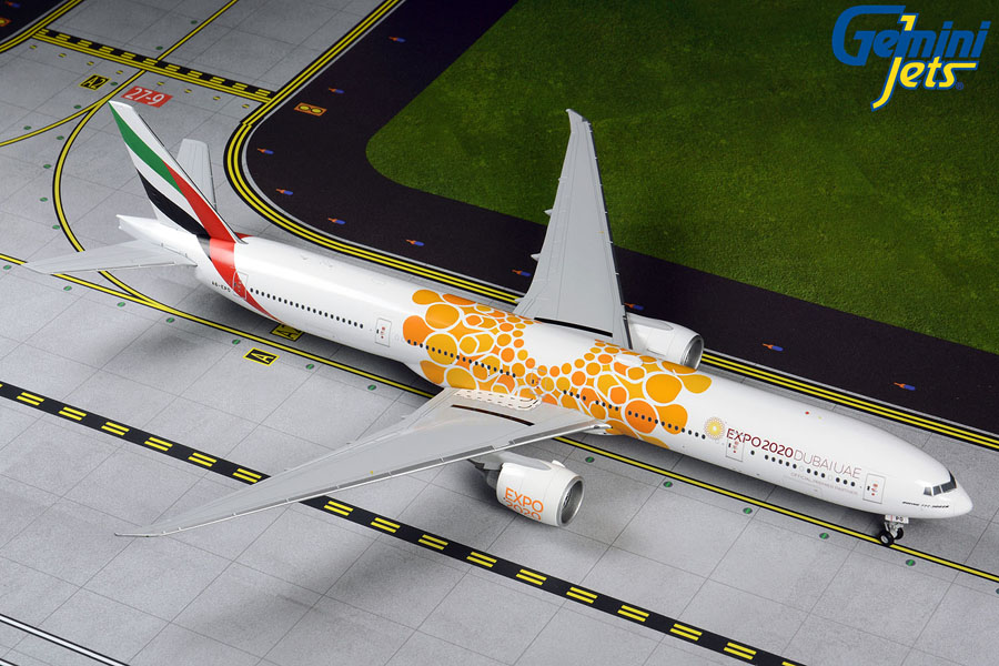 G2UAE800 GEMINI 200 Emirates / エミレーツ航空 EXPO2020 orange B777-300ER A6-EPO 1:200 完売しました。 GEMINI JETS 1:200 Emirates / エミレーツ航空 777-300 亜鉛ダイキャスト製