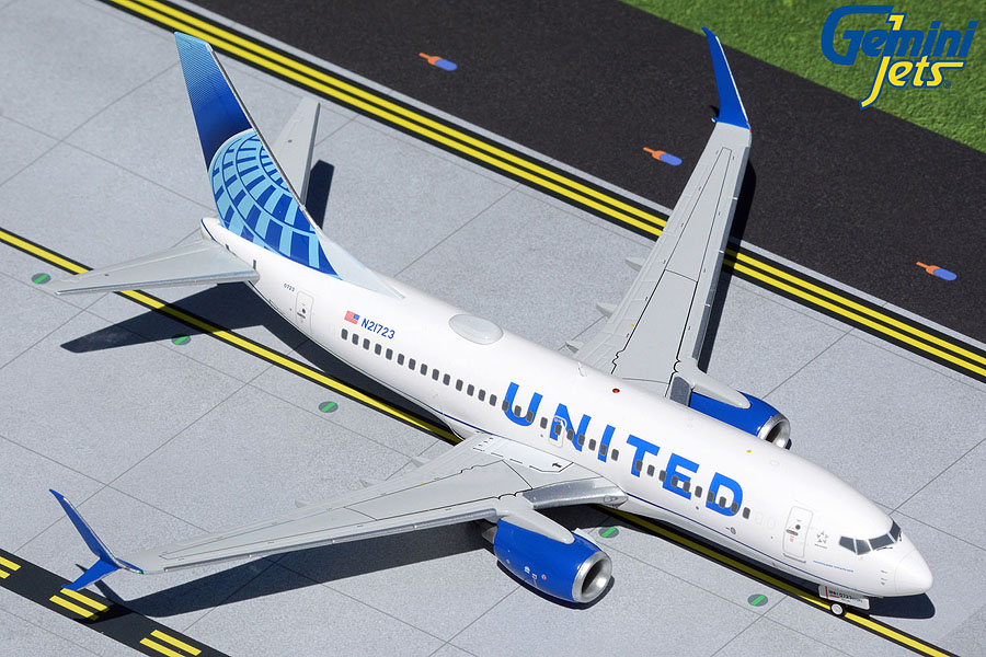 G2UAL1014 GEMINI 200 UNITED / ユナイテッド航空 NEW COLOR B737-700 N21723 1:200 完売しました。 GEMINI JETS 1:200 United Airlines / ユナイテッド航空 737-700 亜鉛ダイキャスト製