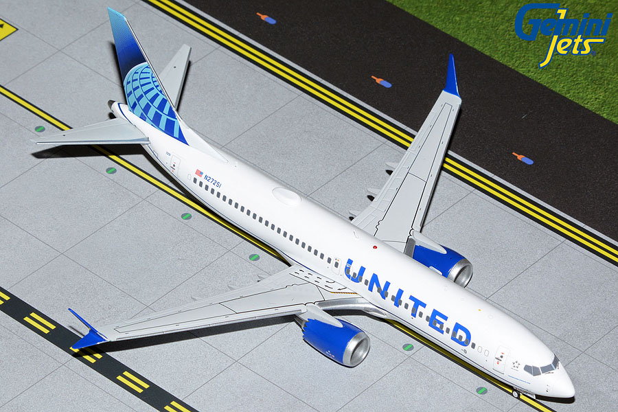 G2UAL1054 GEMINI 200 UNITED / ユナイテッド航空 B737 MAX8 N27251 1:200 完売しました。