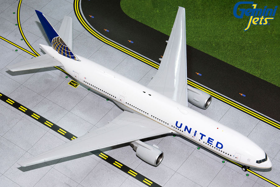 G2UAL768 GEMINI 200 UNITED / ユナイテッド航空 B777-200ER N796UA 1:200 完売しました。 GEMINI JETS 1:200 United Airlines / ユナイテッド航空 777-200 亜鉛ダイキャスト製
