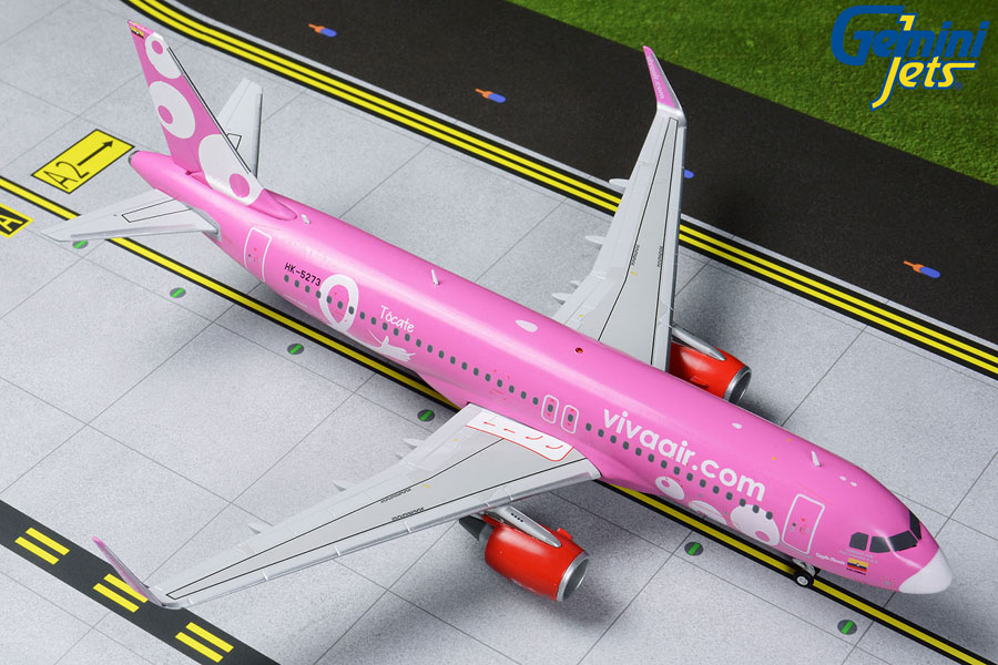 G2VVC823 GEMINI 200 VIVA AIR Pink / ビバ・エア A320-200S HK-5273 1:200 完売しました。