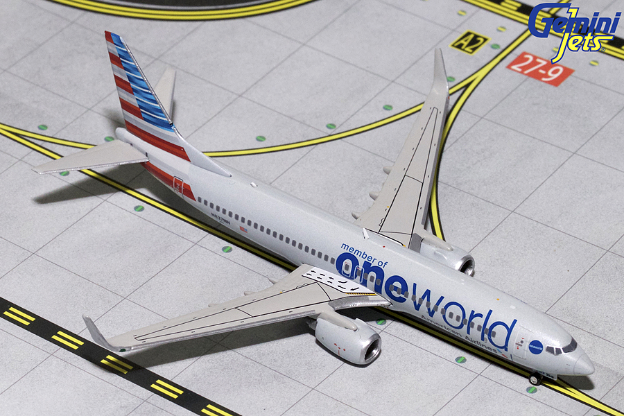 GJAAL1734 GEMINI JETS American / アメリカン航空 ワンワールド B737-800W ONE WORLD N836NN 1:400 完売しました。 GEMINI JETS 1:400 American Airlines / アメリカン航空 737-800 亜鉛ダイキャスト製