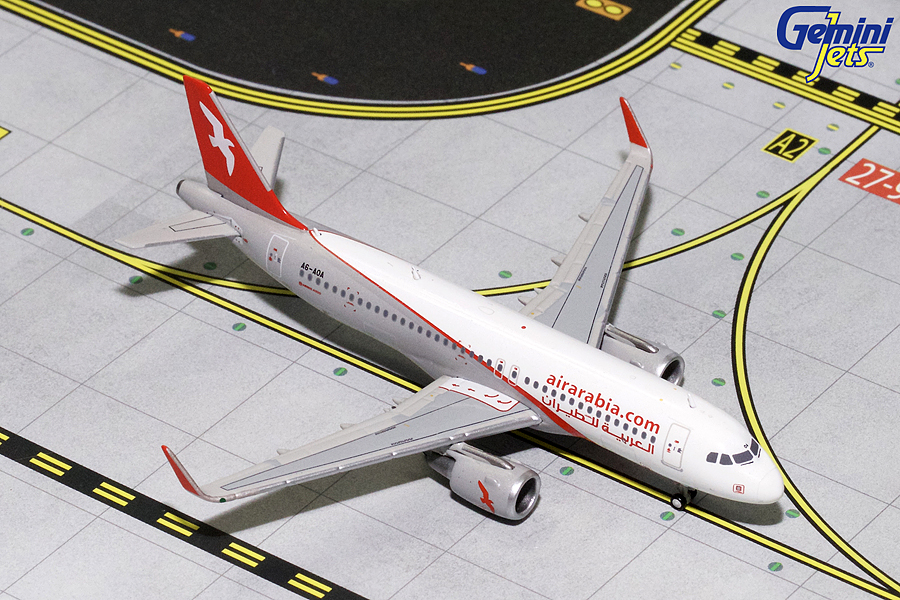 GJABY1436 GEMINI JETS Air Arabia / エア・アラビア A320-200S A6-AOA 1:400 お取り寄せ GEMINI JETS 1:400 Air Arabia / エア・アラビア A320 亜鉛ダイキャスト製