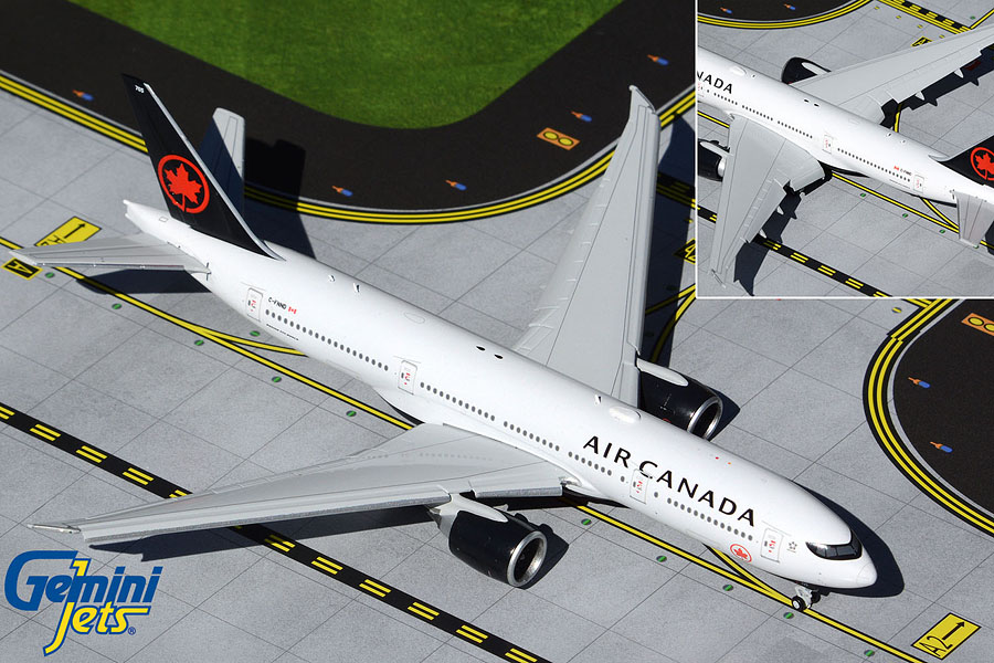 GJACA2044F GEMINI JETS Air Canada / エア　カナダ B777-200LR Flaps Down C-FNND 1:400 メーカー完売 GEMINI JETS 1:400 Air Canada / エア・カナダ 777-200 亜鉛ダイキャスト製