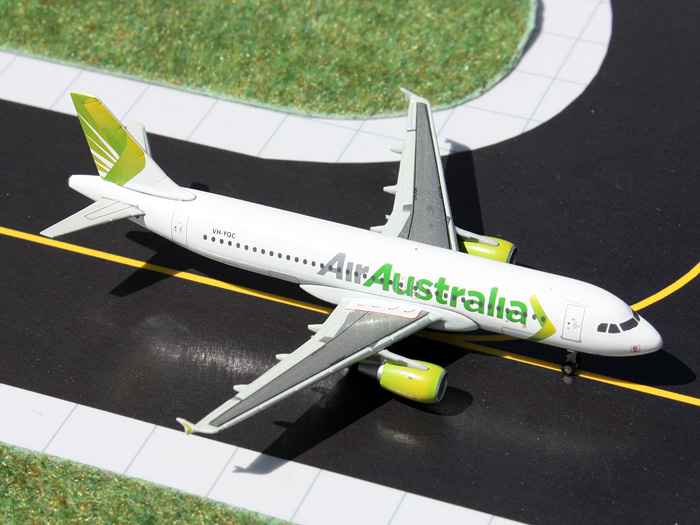GJ701132 GEMINI JETS AIR AUSTRALIA / エア・オーストラリア A320-200 VH-YQC  1:400 完売しました。 GEMINI JETS 1:400 Air Australia / エア・オーストラリア A320 亜鉛ダイキャスト製