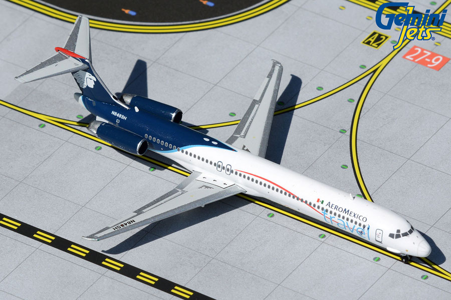GJAMX1434 GEMINI JETS Aeromexico / アエロメヒコ航空 MD-83 N848SH Travel 1:400 メーカー完売 GEMINI JETS 1:400 Aeromexico / アエロメヒコ MD-80 亜鉛ダイキャスト製