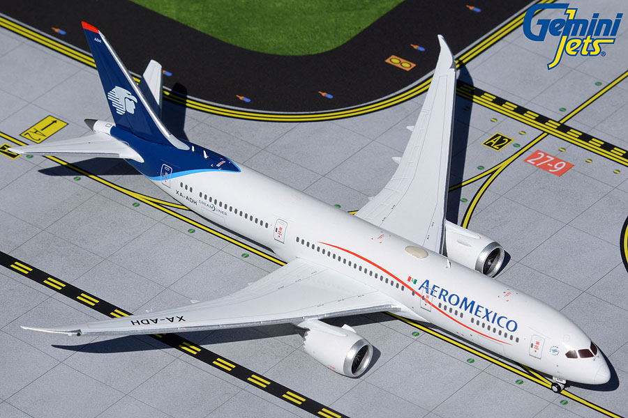 GJAMX1964 GEMINI JETS Aeromexico / アエロメヒコ航空 B787-9 XA-ADH 1:400 完売しました。 GEMINI JETS 1:400 Aeromexico / アエロメヒコ 787-9 亜鉛ダイキャスト製