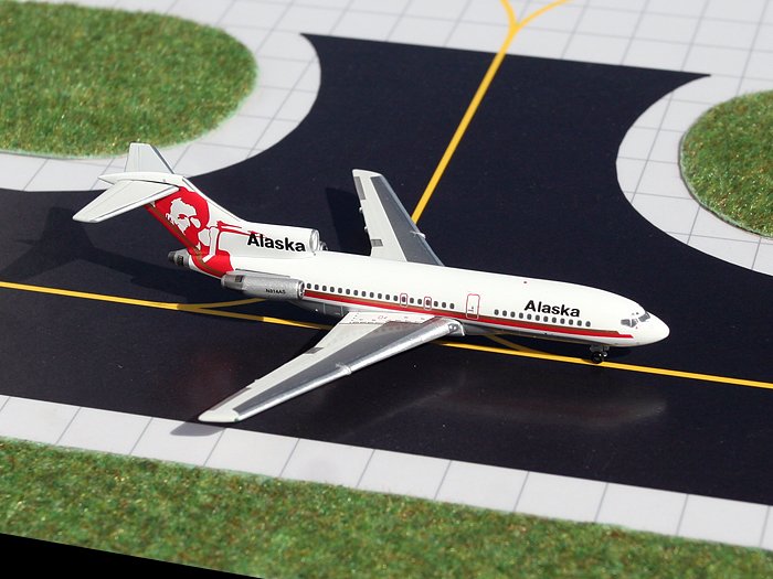 GJ70165 GEMINI JETS Alaska / アラスカ航空 B727-100 Gold Prospector N314AS 1:400 完売しました。 GEMINI JETS 1:400 ALASKA AIRLINES / アラスカ航空 727-100 亜鉛ダイキャスト製
