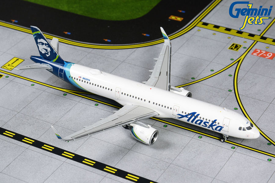 GJASA1855 GEMINI JETS Alaska / アラスカ航空 A321neo N928VA 1:400 完売しました。 GEMINI JETS 1:400 ALASKA AIRLINES / アラスカ航空 A321neo 亜鉛ダイキャスト製