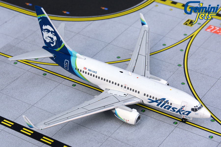 GJASA1871 GEMINI JETS Alaska / アラスカ航空 B737-700W N614AS 1:400 メーカー完売 GEMINI JETS 1:400 ALASKA AIRLINES / アラスカ航空 737-700 亜鉛ダイキャスト製