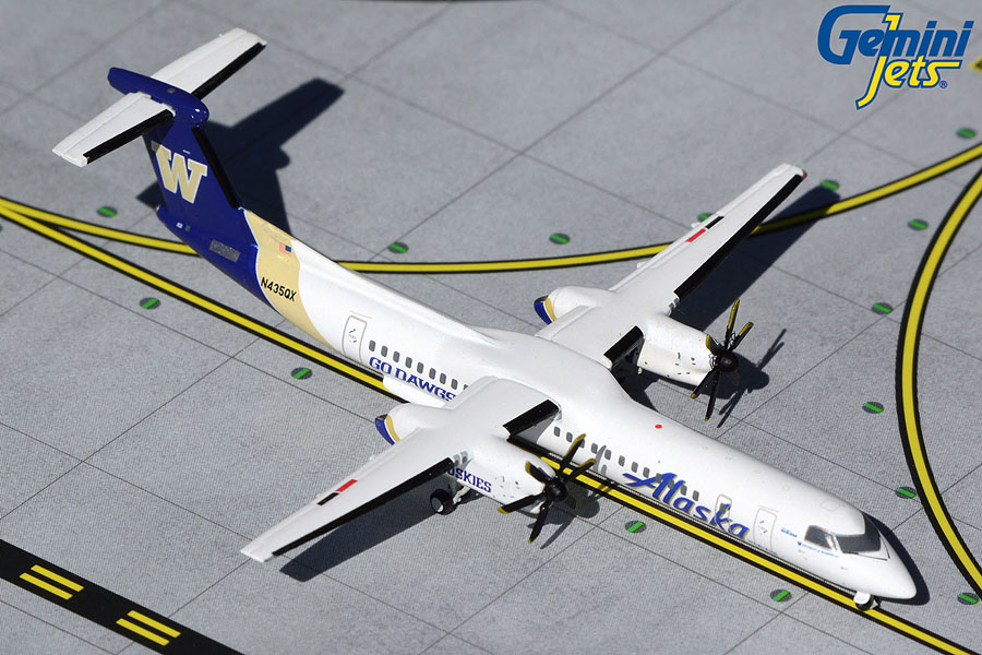 GJASA2027 GEMINI JETS Alaska / アラスカ航空 Dash 8 Q400 N435QX 1:400 完売しました。 GEMINI JETS 1:400 ALASKA AIRLINES / アラスカ航空 Q400 亜鉛ダイキャスト製