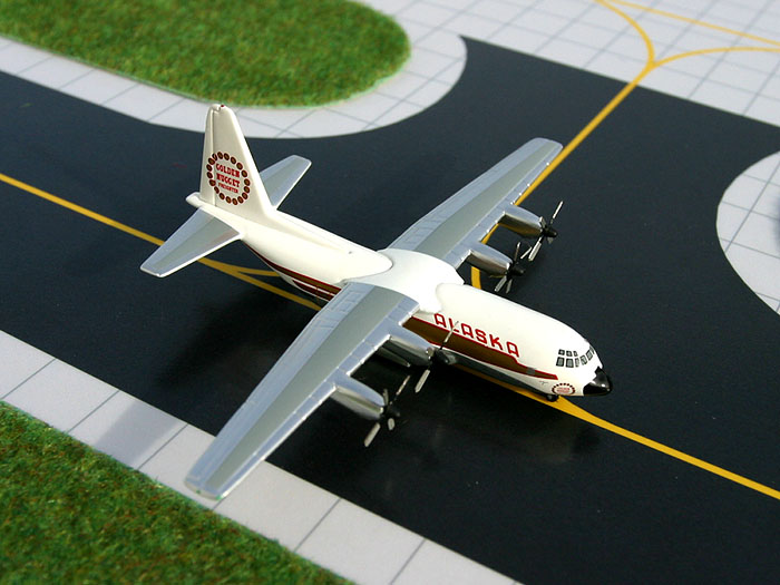 15527 GEMINI JETS ALASKA L-100 N9227R 1:400 完売しました。 GEMINI JETS 1:400 ALASKA AIRLINES / アラスカ航空 L-100 ハーキュリーズ 亜鉛ダイキャスト製
