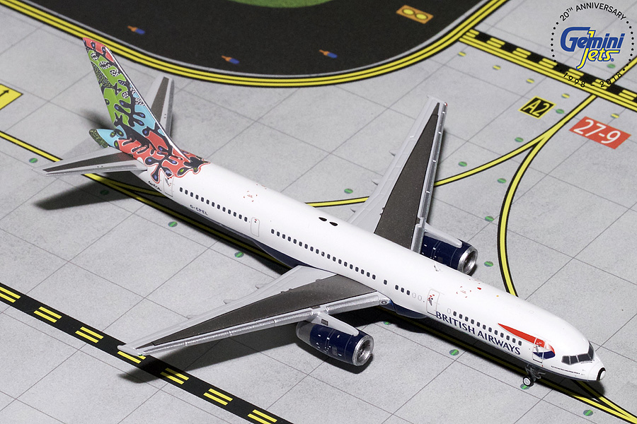GJBAW1695 GEMINI JETS British Airways / 英国航空 Animal & Trees B757-200 G-CPEL 1:400 完売しました。