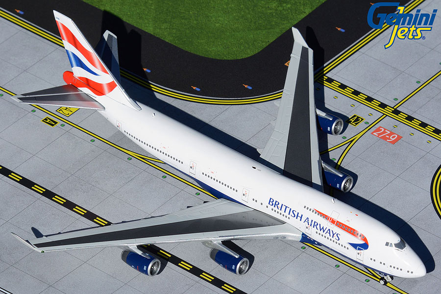 GJBAW1934 GEMINI JETS British Airways / 英国航空 B747-400 G-CIVN 1:400 完売しました。 GEMINI JETS 1:400 British Airways / 英国航空 ブリティッシュ・エアウェイズ 747-400 亜鉛ダイキャスト製