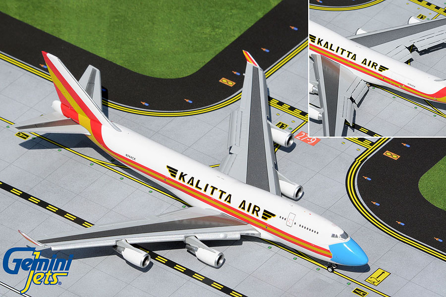 GJCKS1999F GEMINI JETS Kalitta Air / カリッタ航空 Mask B747-400BCF Flaps Down N744CK 1:400 お取り寄せ
