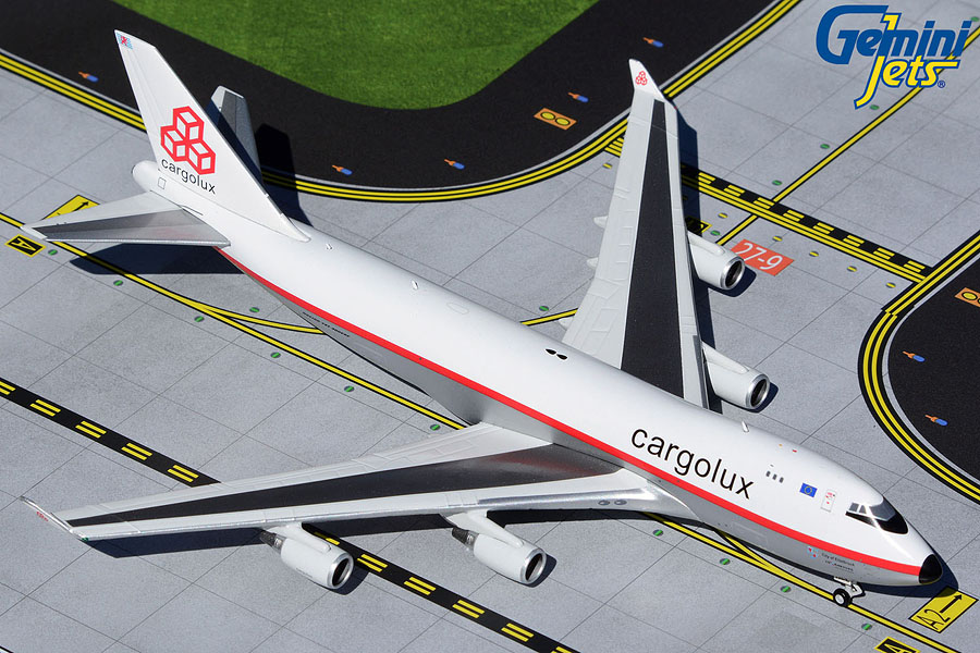 GJCLX1947 GEMINI JETS Cargolux / カーゴルックス航空 retro B747-400ERF LX-NCL  1:400 完売しました。 GEMINI JETS 1:400 Cargolux / カーゴルックス航空/カーゴルクス 747-400F 亜鉛ダイキャスト製